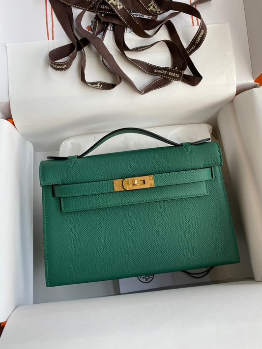 Mini Kelly 22cm Epsom Leather Handbag