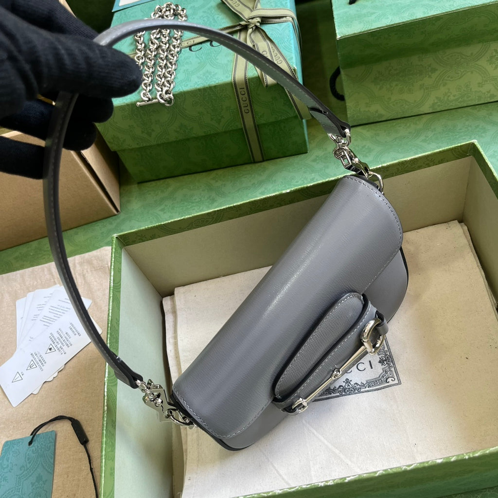 Horsebit 1955 Leather Mini Chain Shoulder Bag