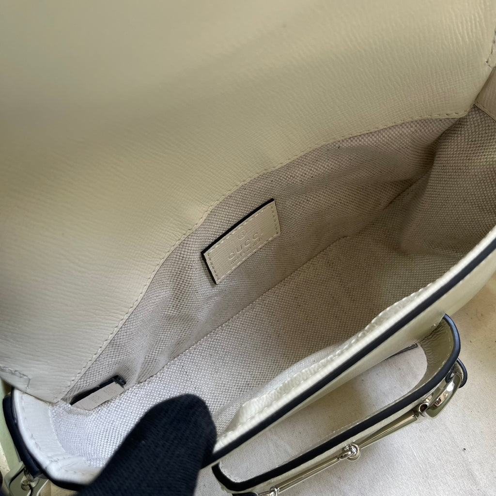 Horsebit 1955 Leather Mini Chain Shoulder Bag