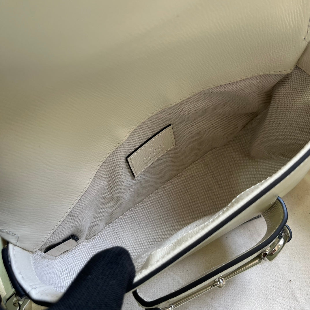 Horsebit 1955 Leather Mini Chain Shoulder Bag