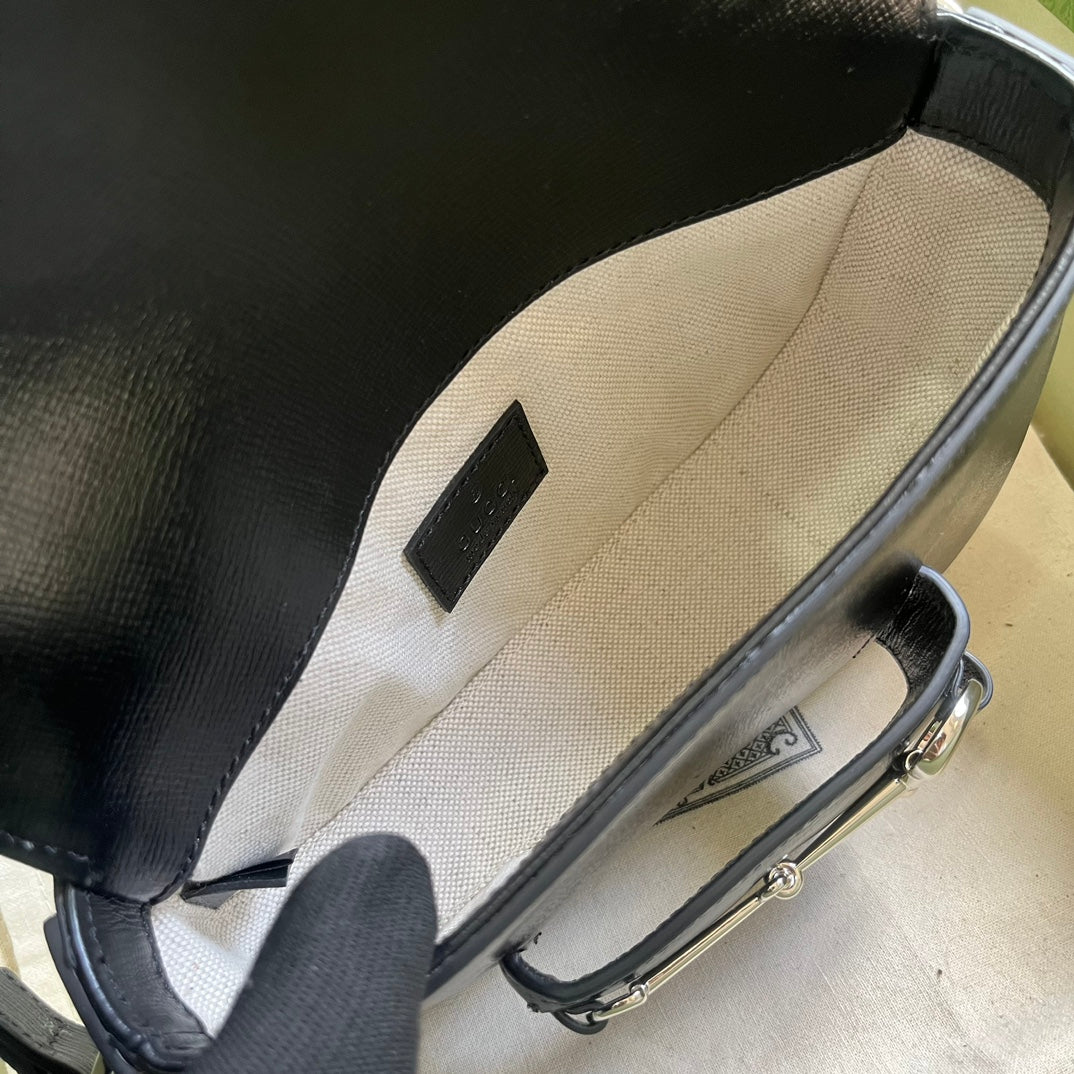 Horsebit 1955 Leather Mini Chain Shoulder Bag