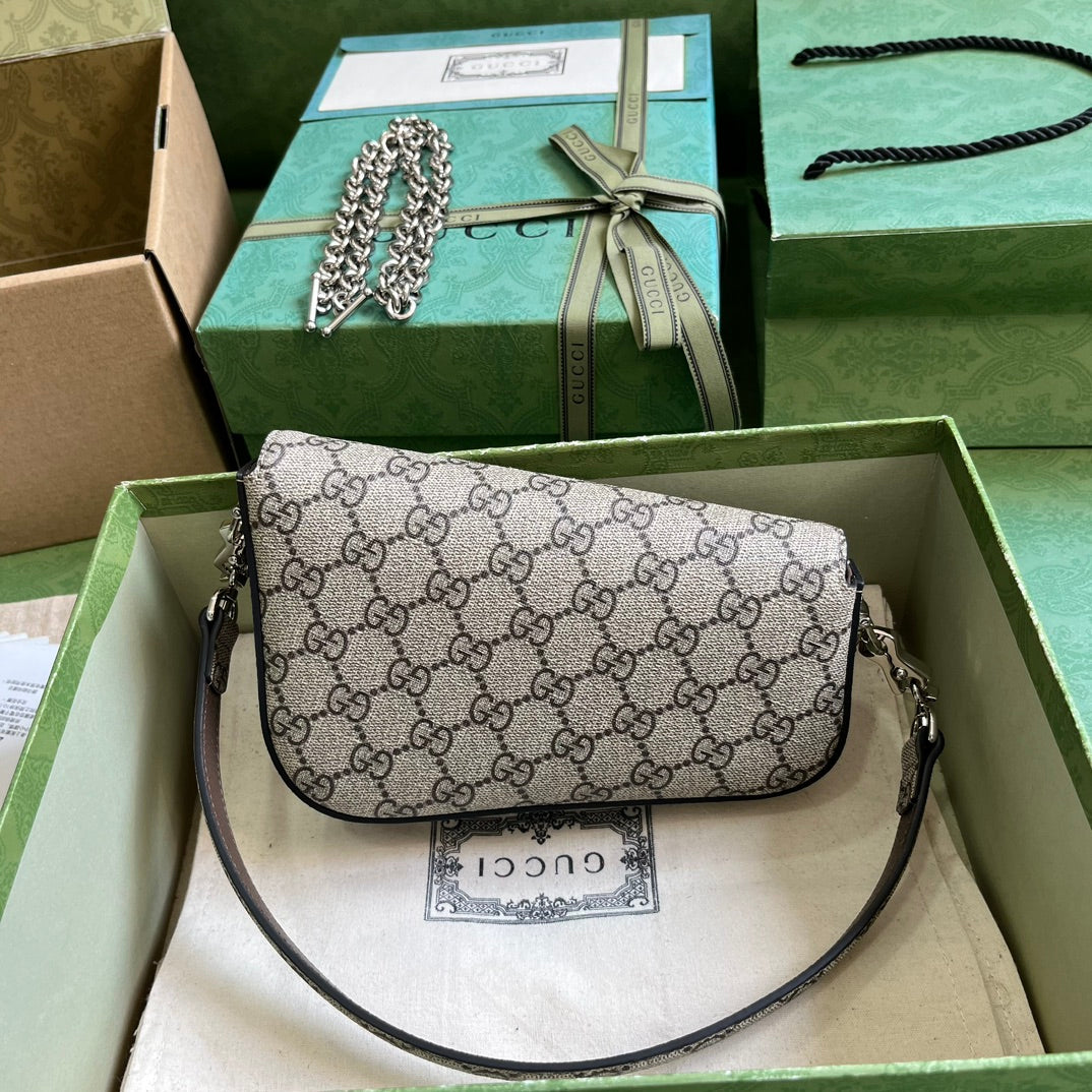 Horsebit 1955 Leather Mini Chain Shoulder Bag