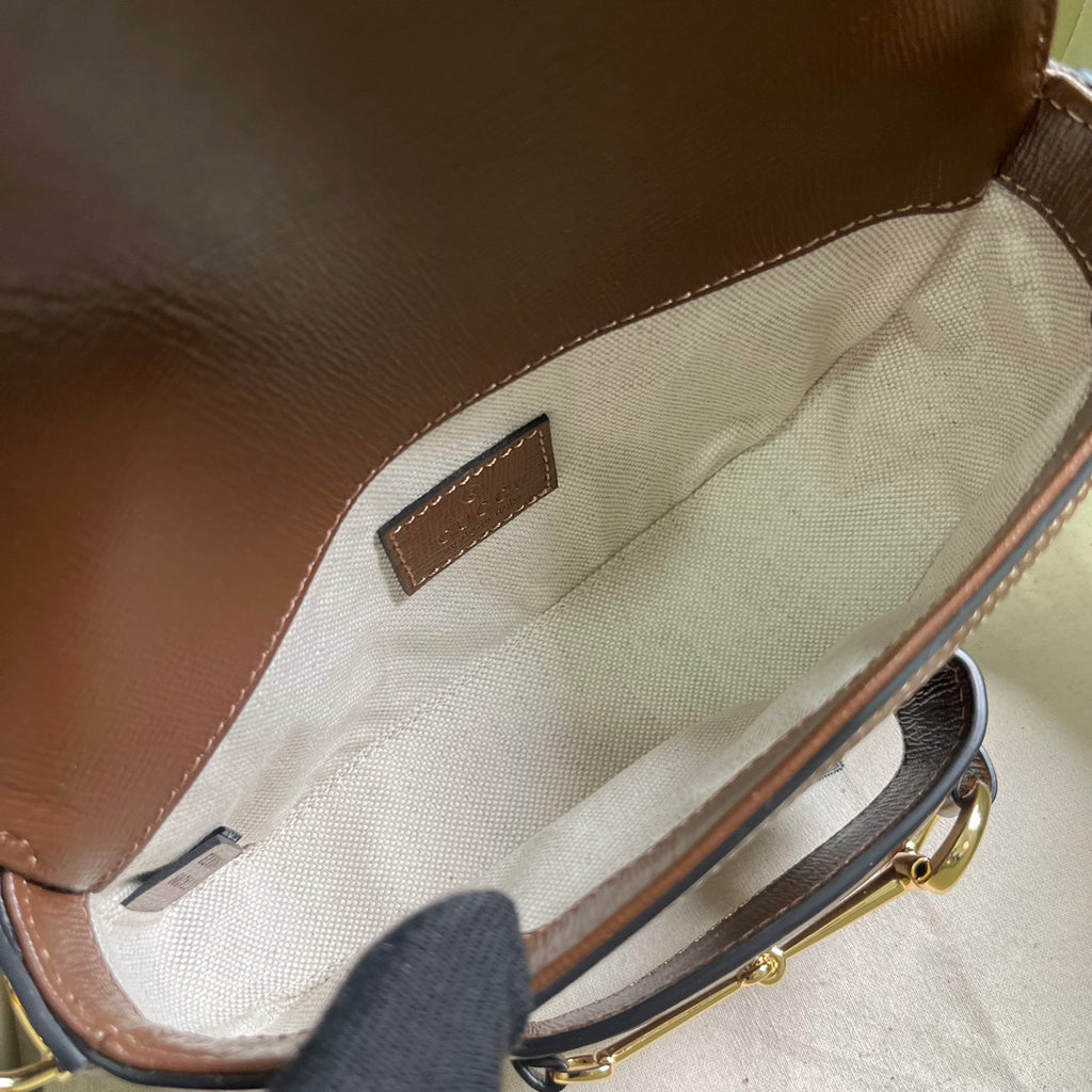 Horsebit 1955 Leather Mini Chain Shoulder Bag