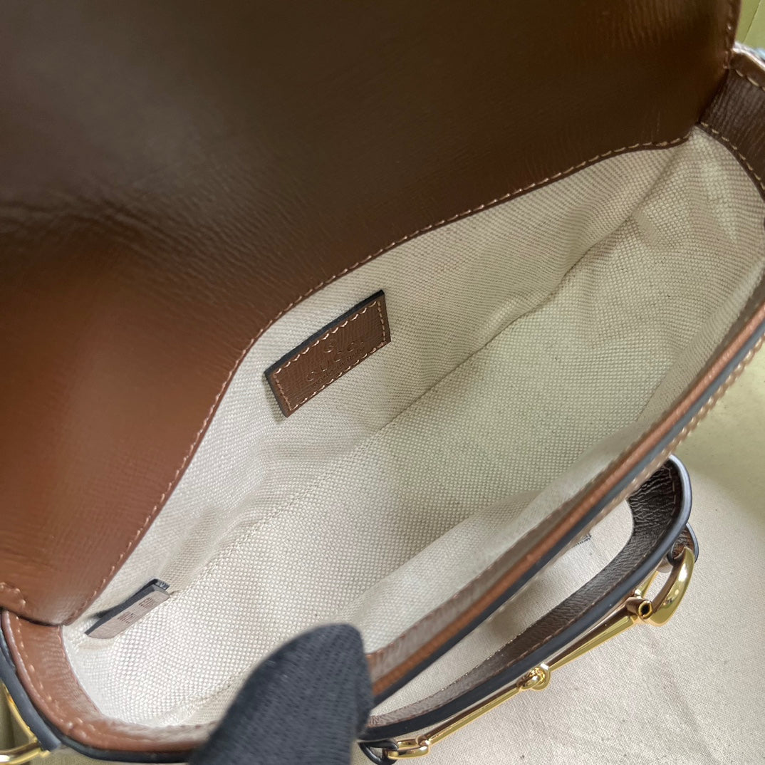 Horsebit 1955 Leather Mini Chain Shoulder Bag