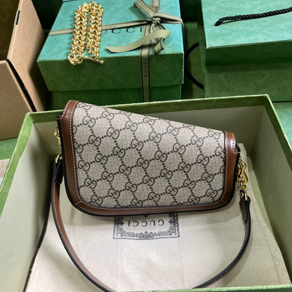Horsebit 1955 Leather Mini Chain Shoulder Bag