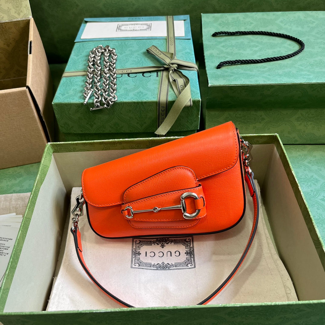 Horsebit 1955 Leather Mini Chain Shoulder Bag