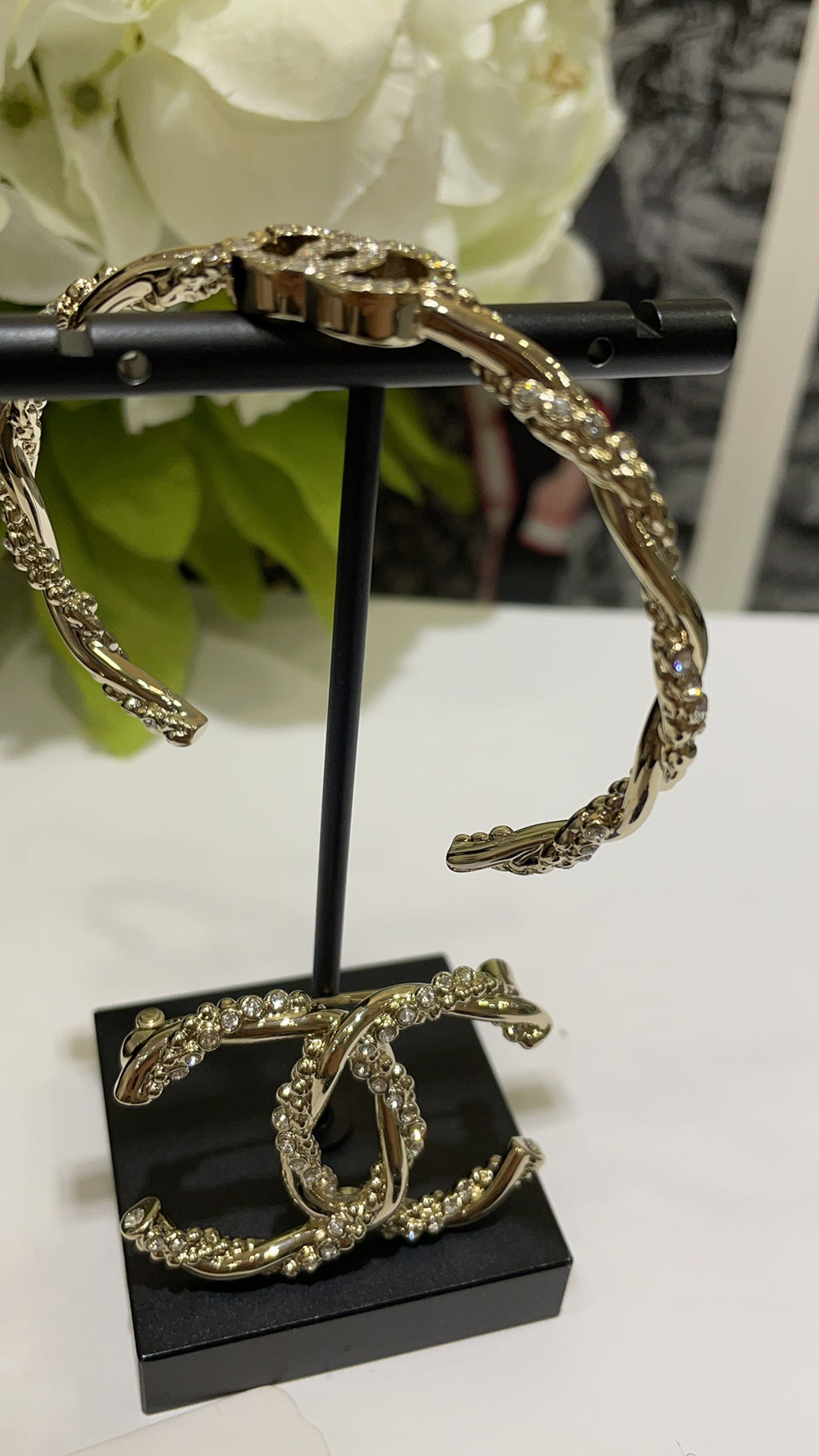 Braided Chain CC Bracelet