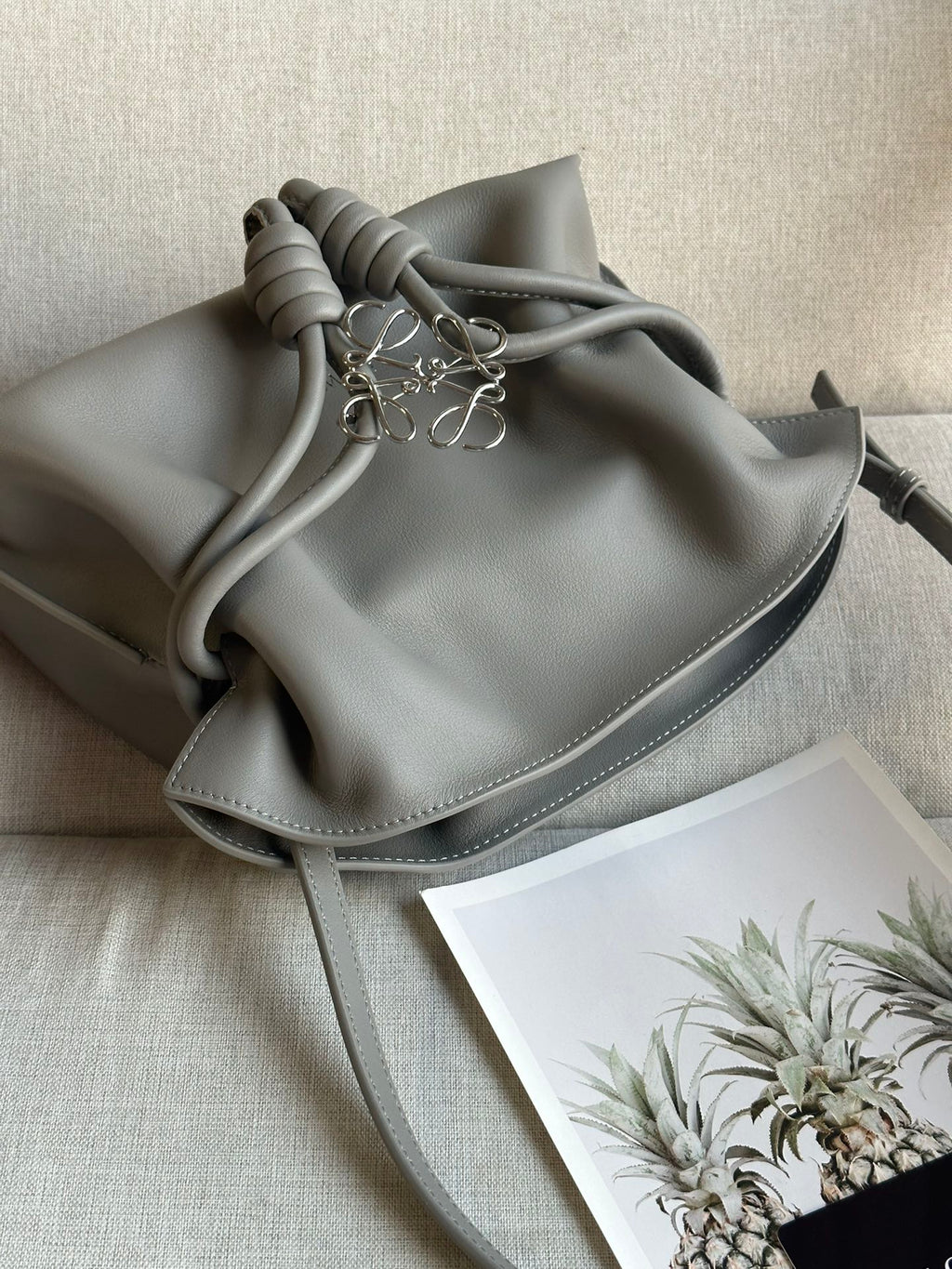 Flamenco Drawstring Shoulder Bag