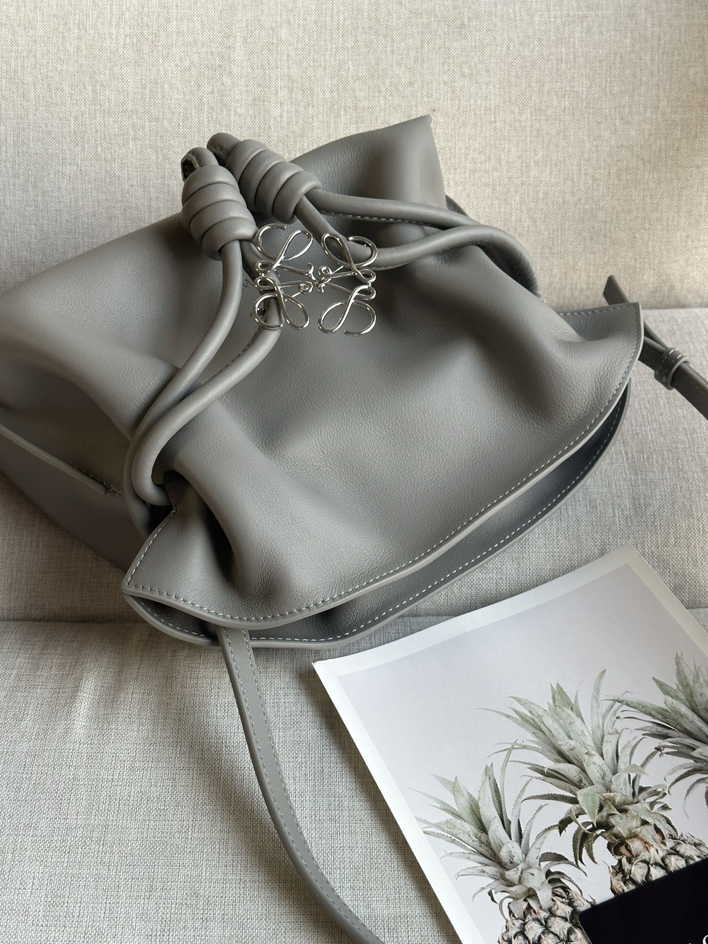 Flamenco Drawstring Shoulder Bag