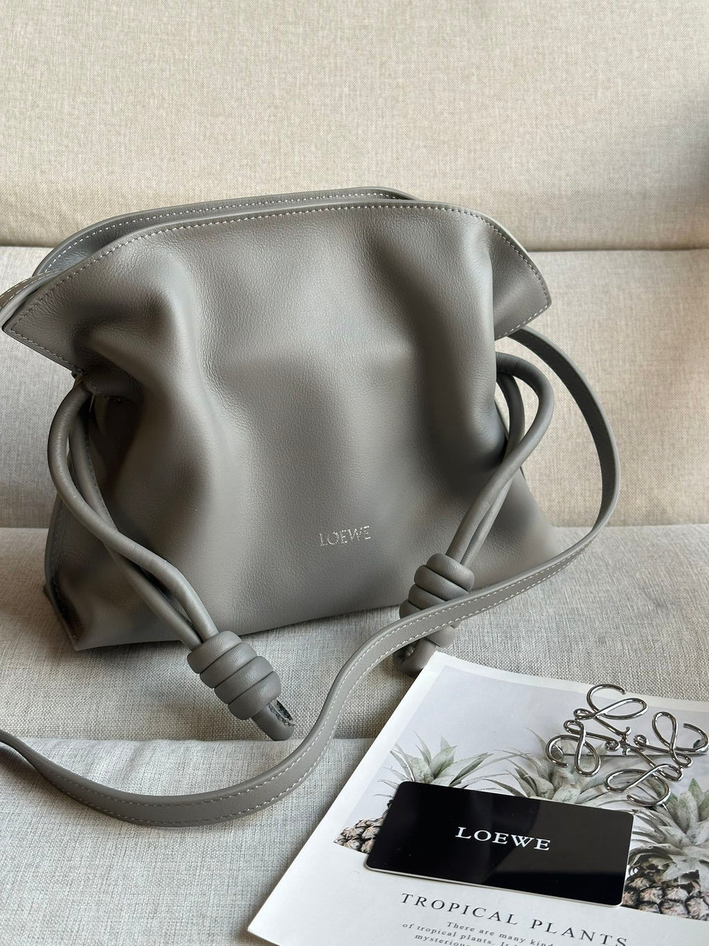 Flamenco Drawstring Shoulder Bag