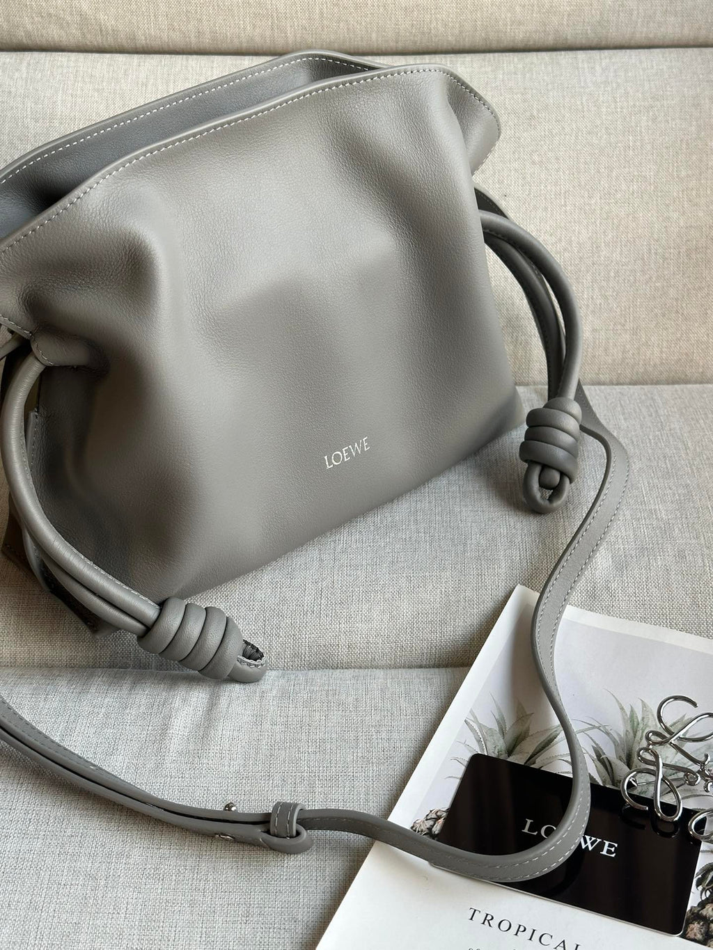 Flamenco Drawstring Shoulder Bag