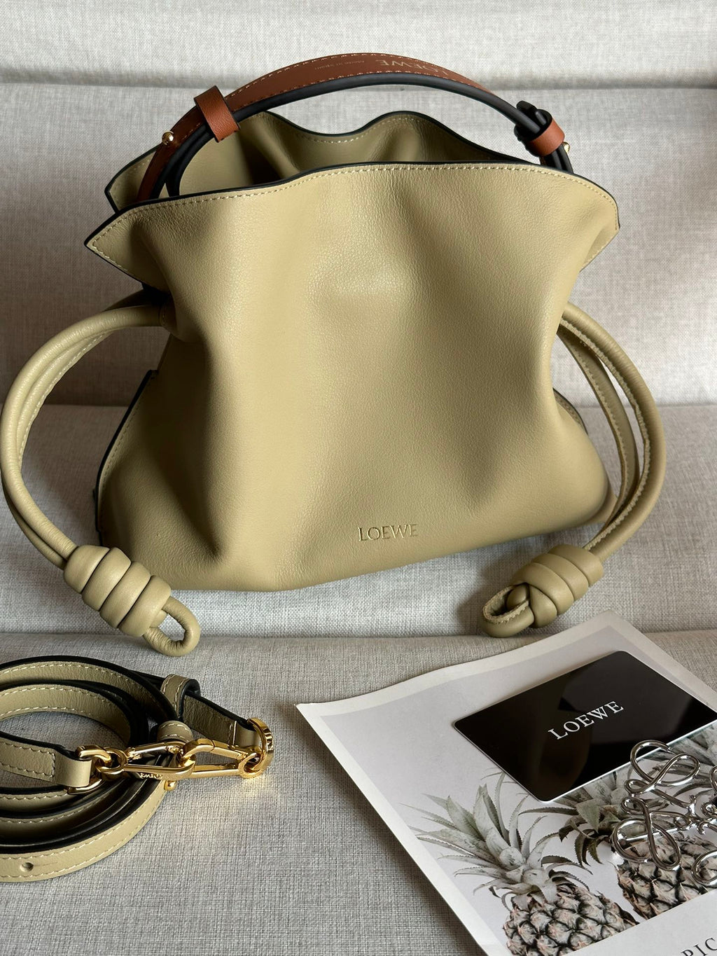 Flamenco Drawstring Shoulder Bag