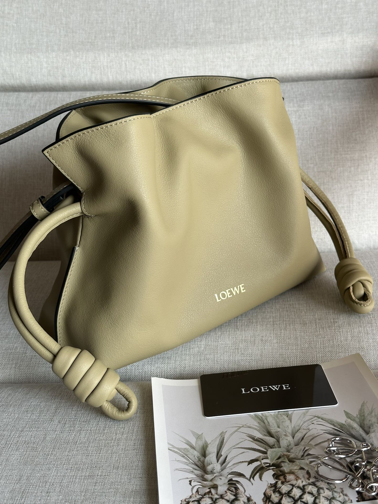 Flamenco Drawstring Shoulder Bag