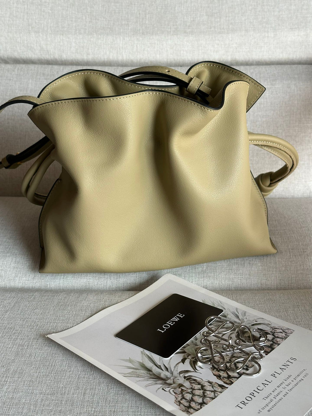 Flamenco Drawstring Shoulder Bag