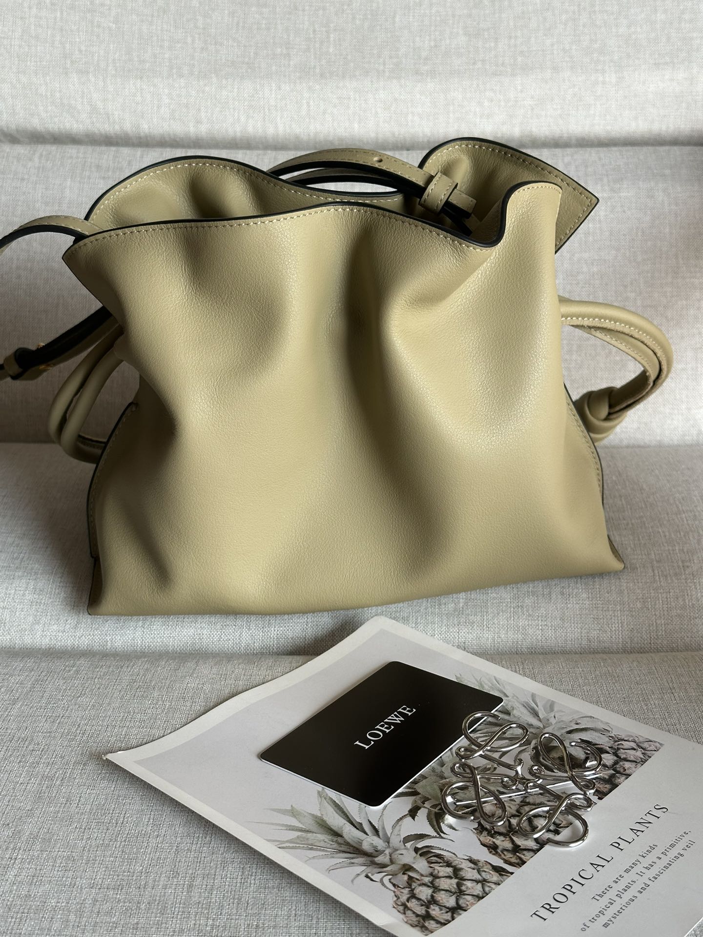 Flamenco Drawstring Shoulder Bag