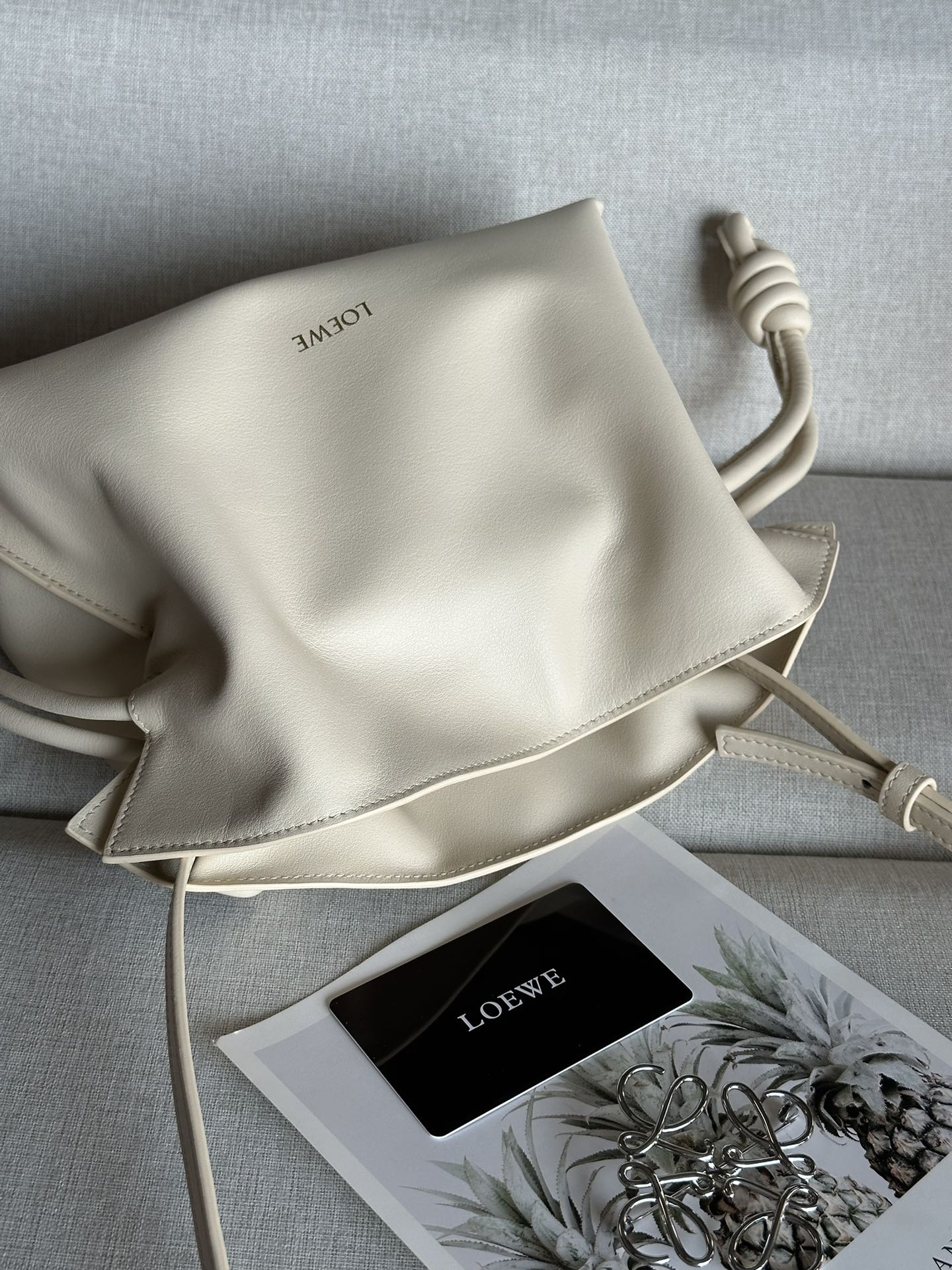 Flamenco Drawstring Shoulder Bag