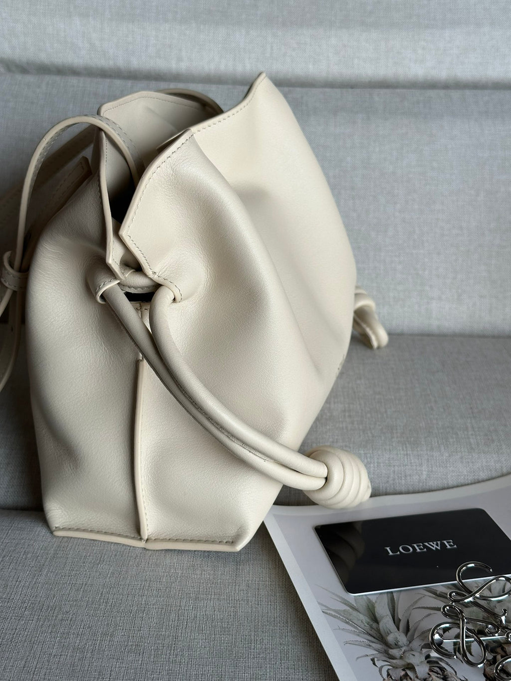 Flamenco Drawstring Shoulder Bag