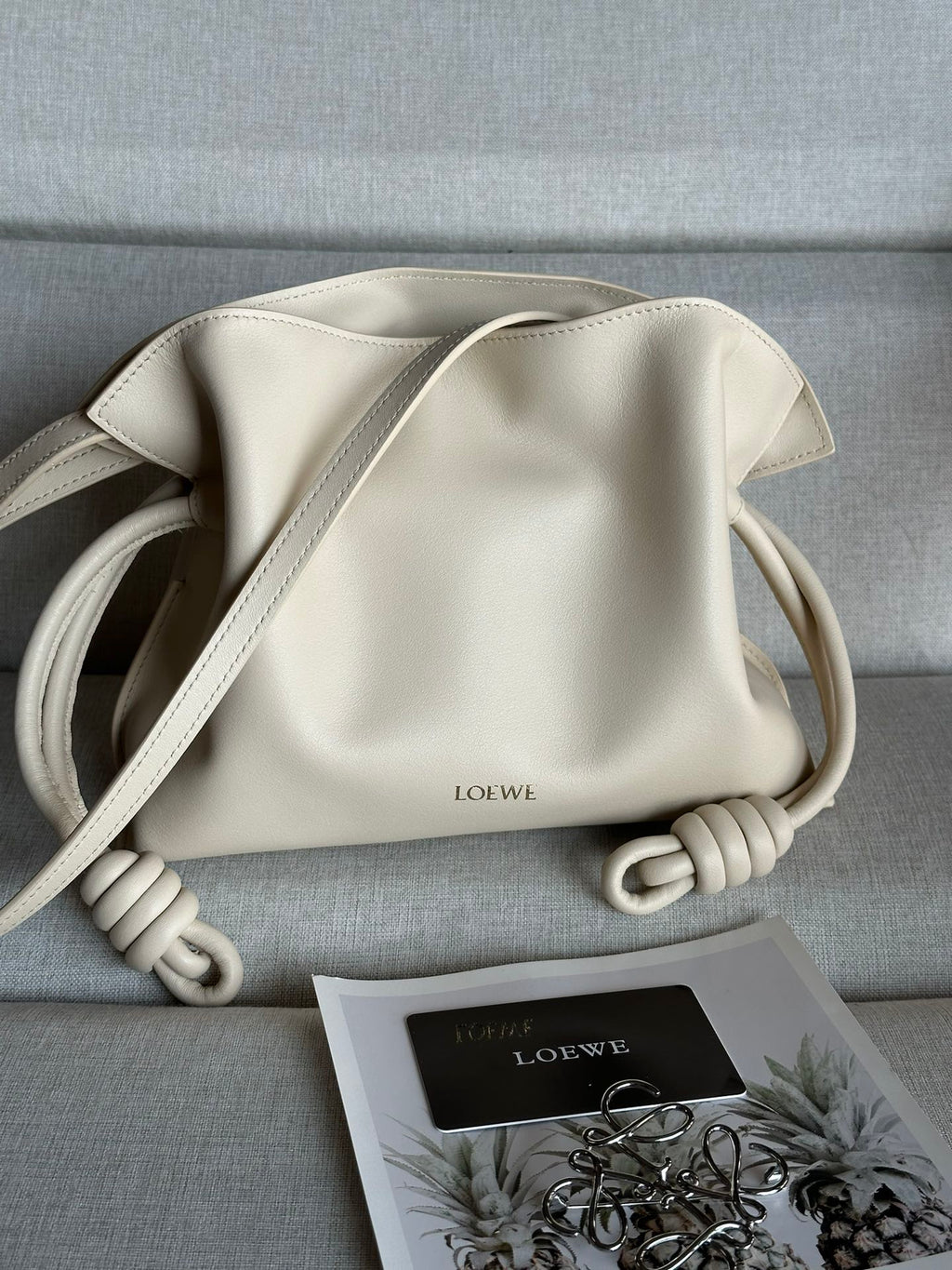 Flamenco Drawstring Shoulder Bag