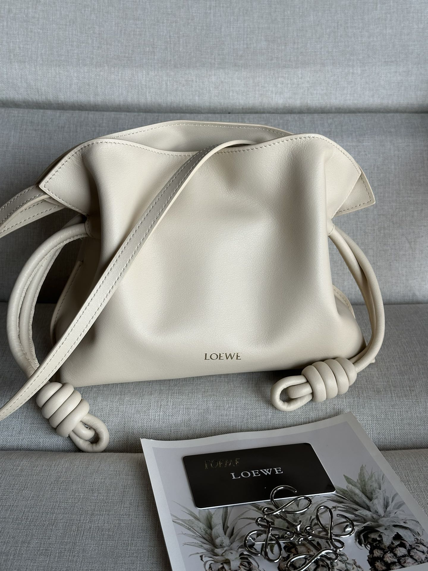 Flamenco Drawstring Shoulder Bag