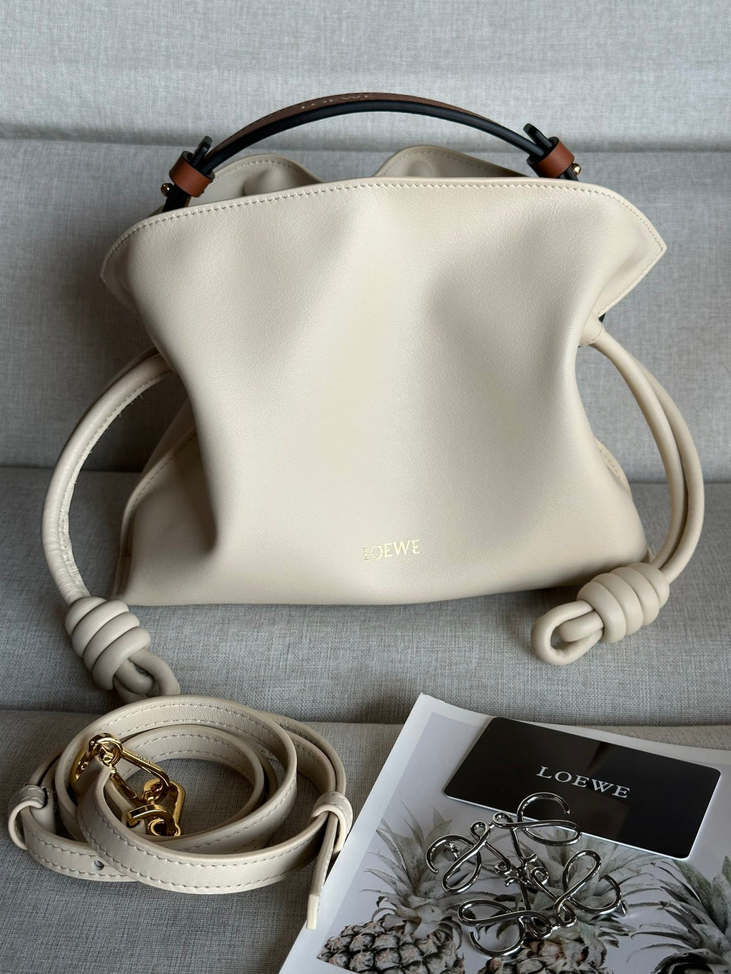 Flamenco Drawstring Shoulder Bag