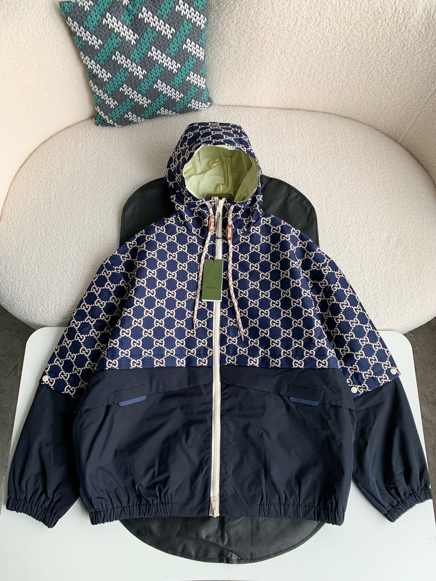 Monogram Hooded Jacket