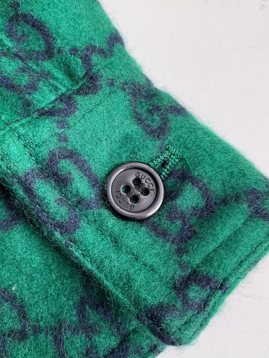 Monogram Zip Jacket – Emerald Green