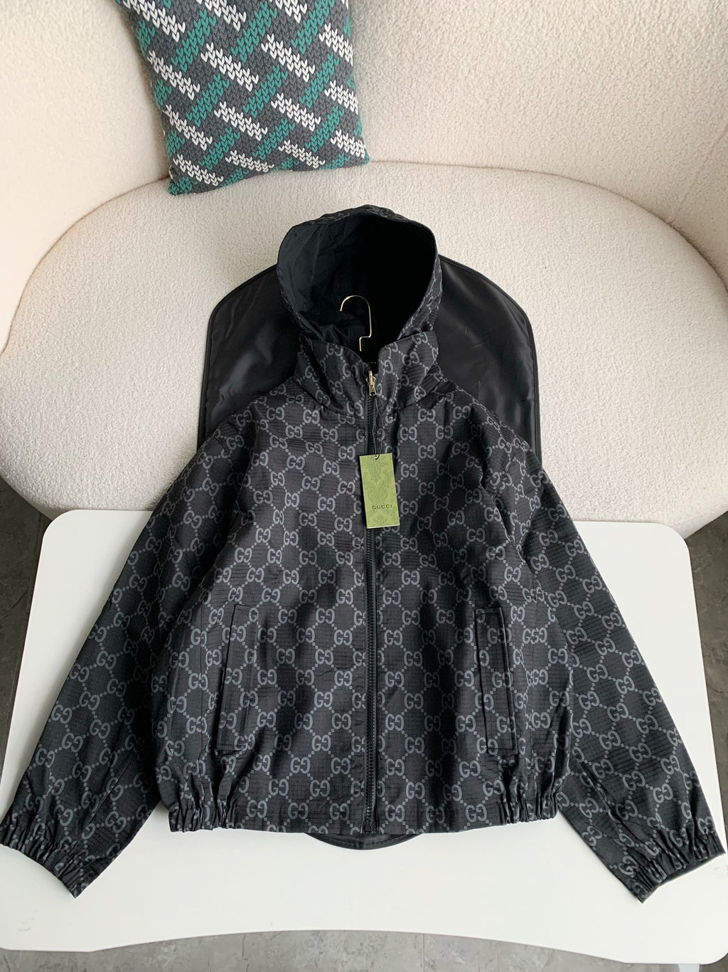 Monogram Hooded Jacket