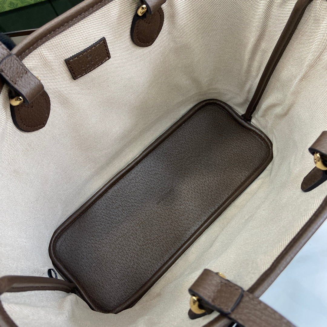 Ophidia Monogram Canvas Top Handle Tote – 31cm