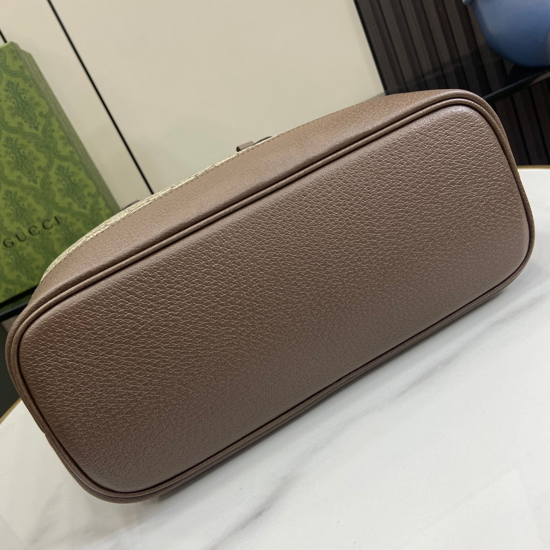 Ophidia Monogram Canvas Top Handle Tote – 31cm