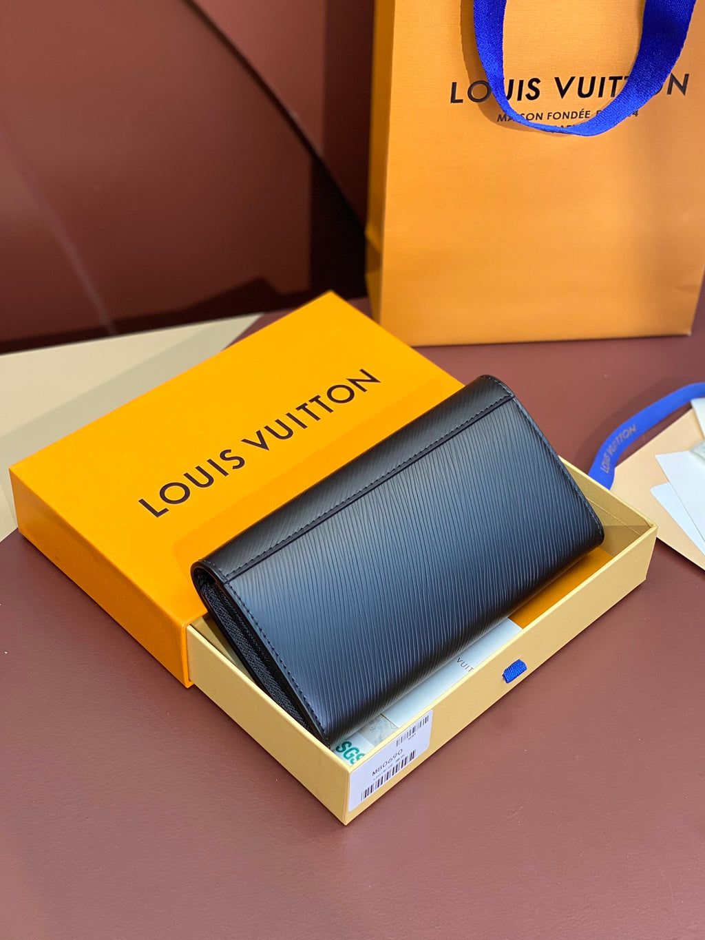 Twist Wallet – Epi Leather (Black)