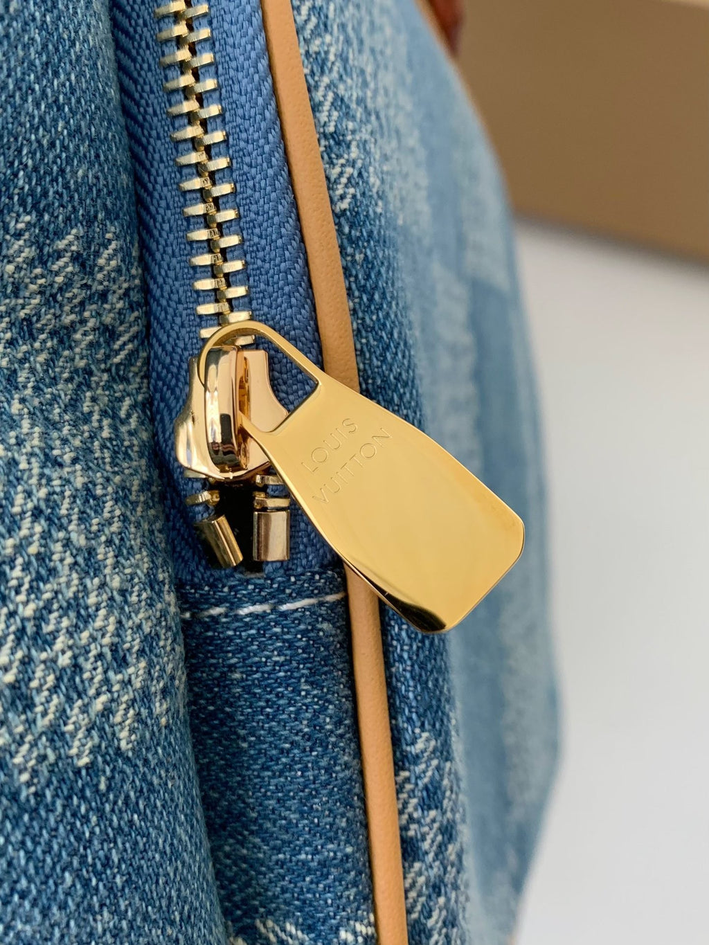 Montsouris-Style Denim Backpack