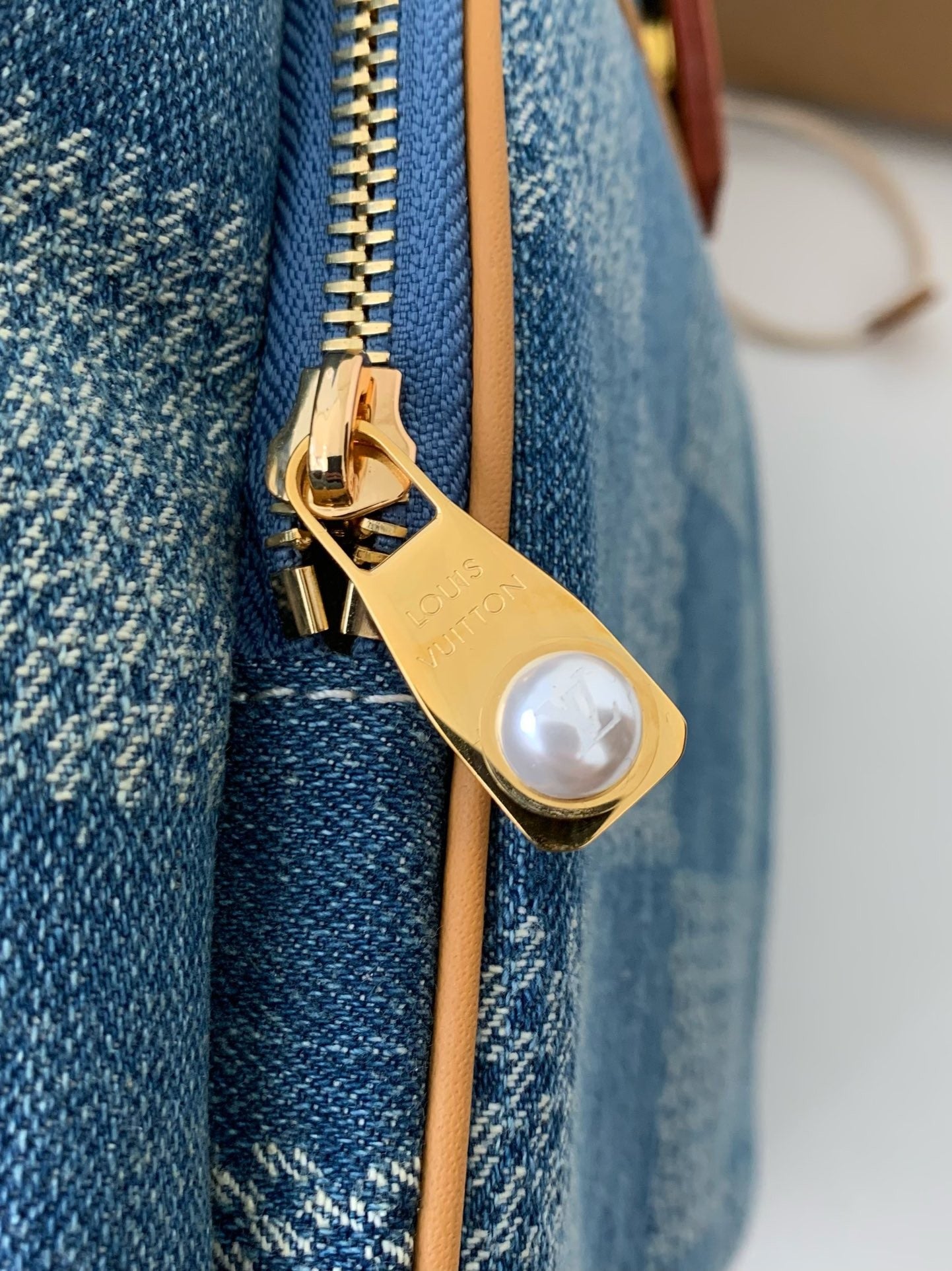 Montsouris-Style Denim Backpack