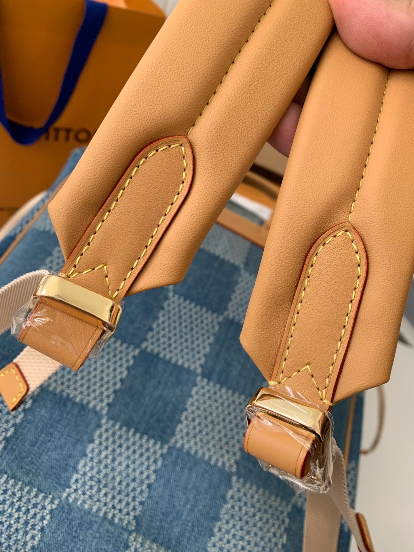 Montsouris-Style Denim Backpack