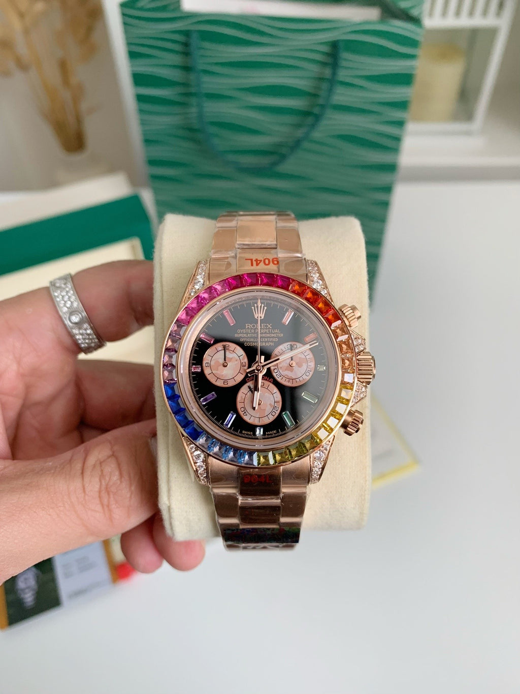 Cosmograph Daytona Rainbow Watch, 40mm