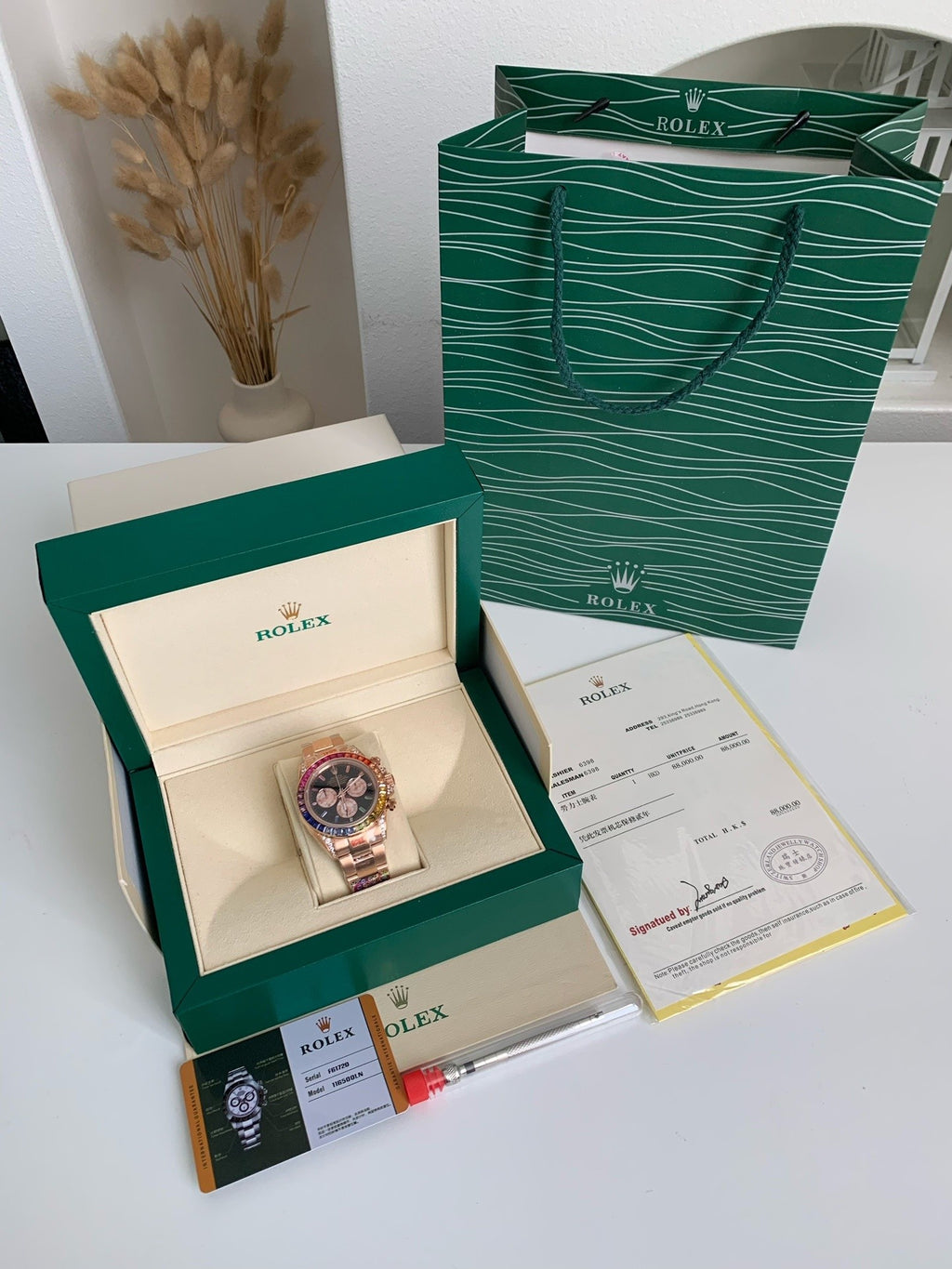 Cosmograph Daytona Rainbow Watch, 40mm