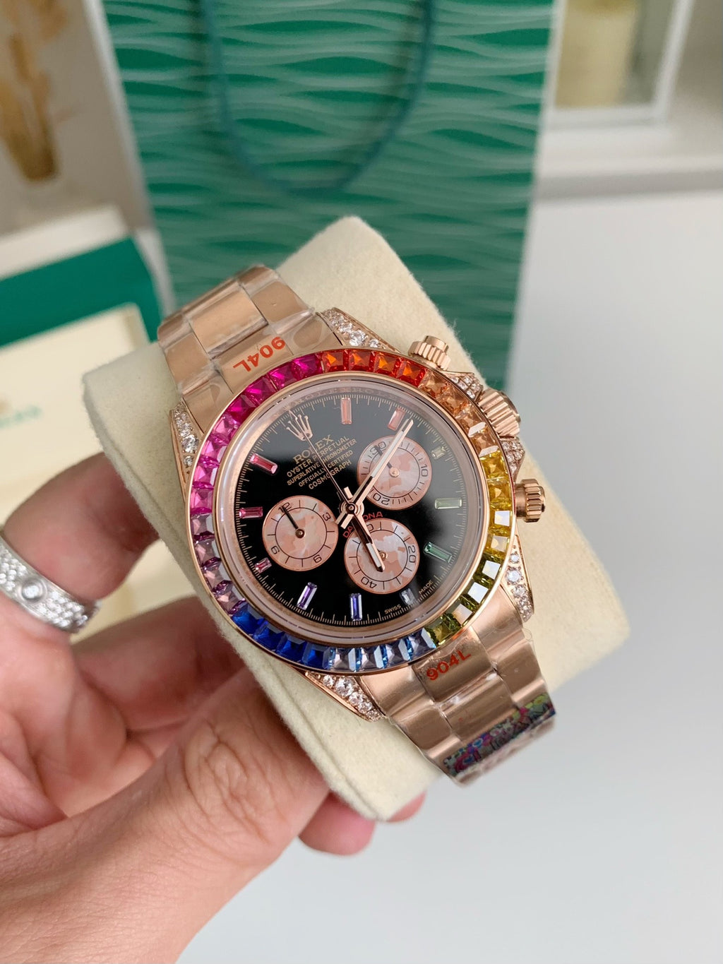 Cosmograph Daytona Rainbow Watch, 40mm