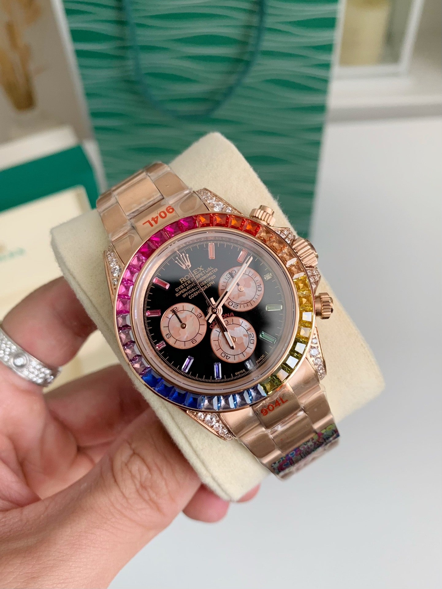 Cosmograph Daytona Rainbow Watch, 40mm