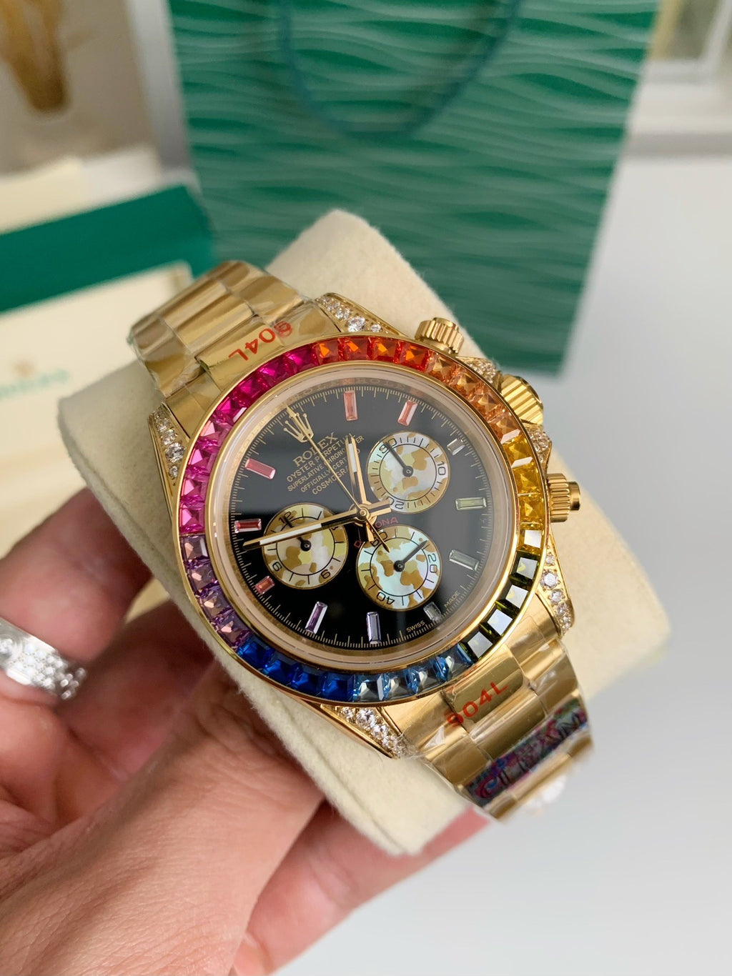 Cosmograph Daytona Rainbow Watch, 40mm