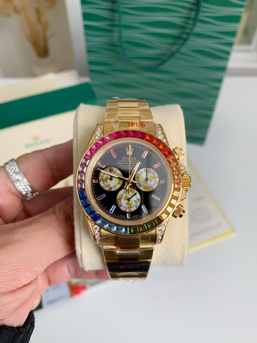 Cosmograph Daytona Rainbow Watch, 40mm