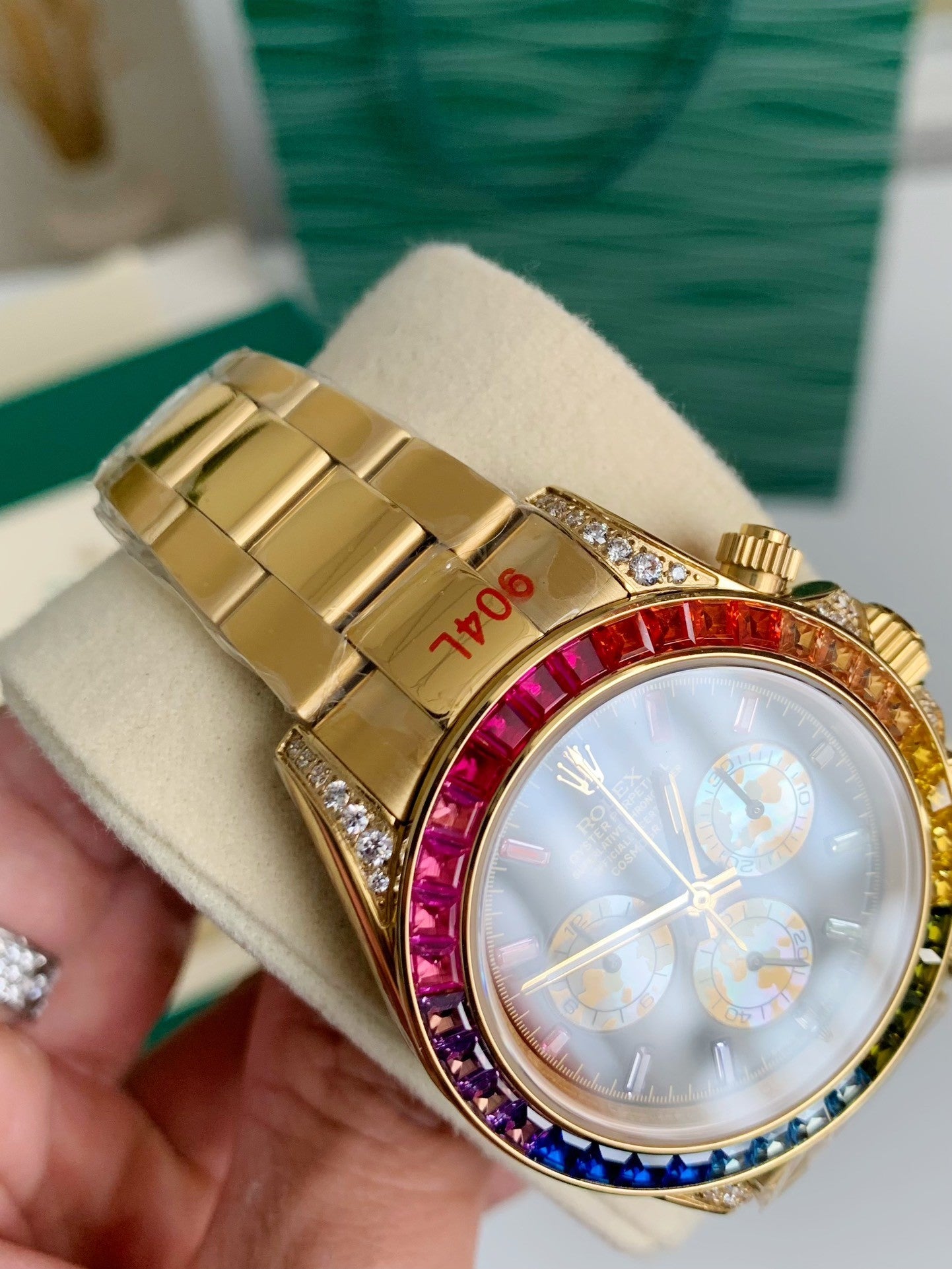 Cosmograph Daytona Rainbow Watch, 40mm