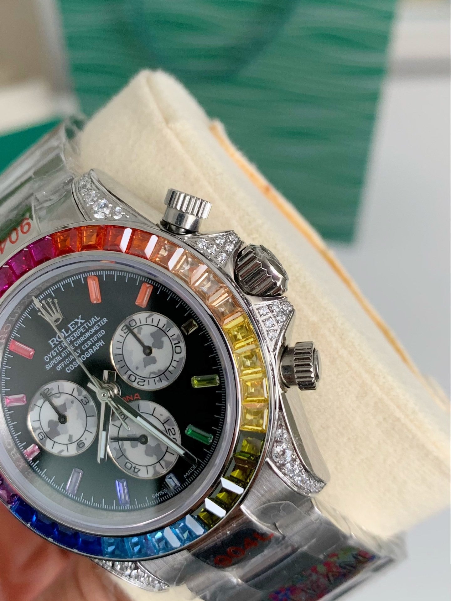 Cosmograph Daytona Rainbow Watch, 40mm