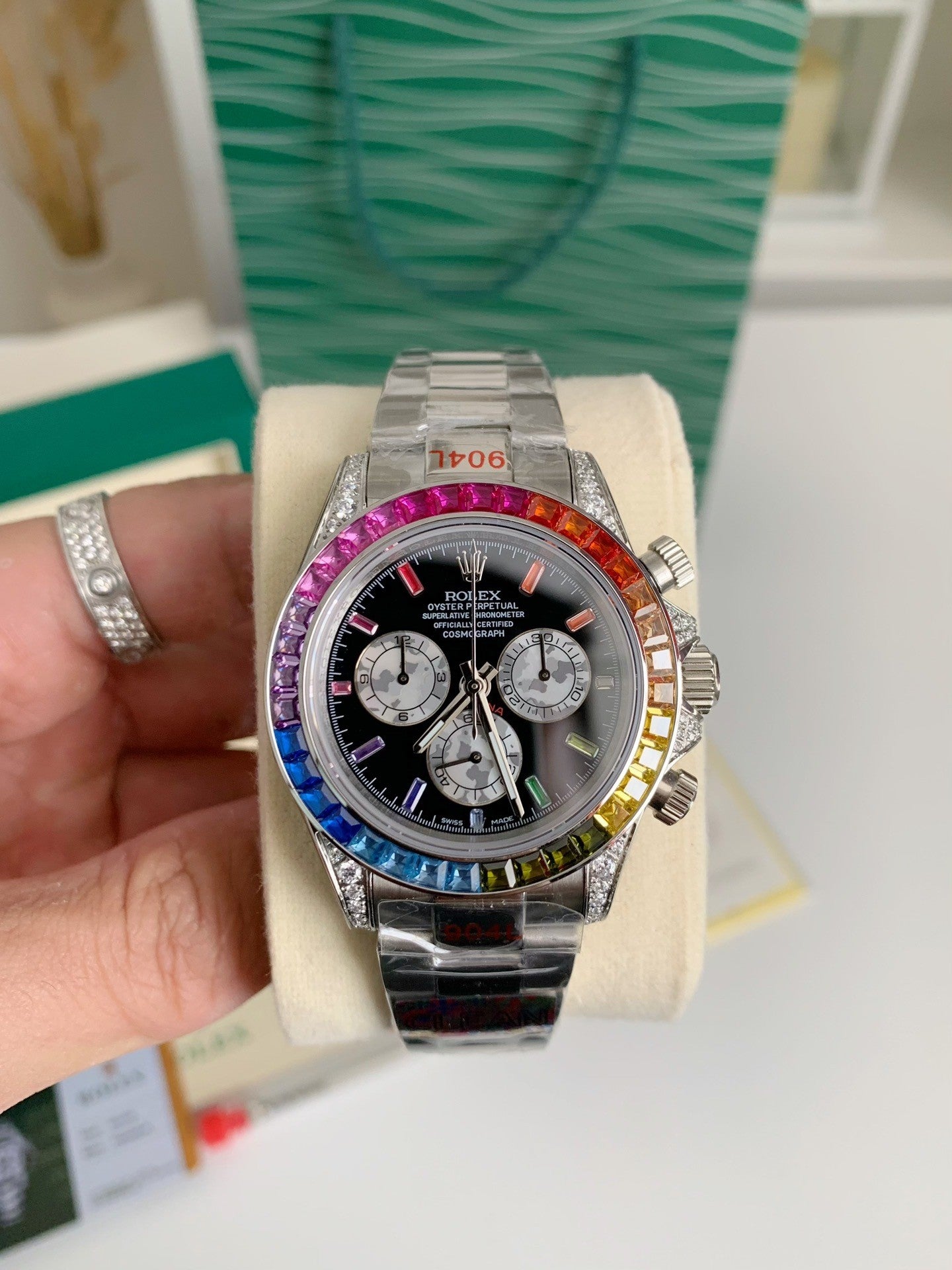 Cosmograph Daytona Rainbow Watch, 40mm