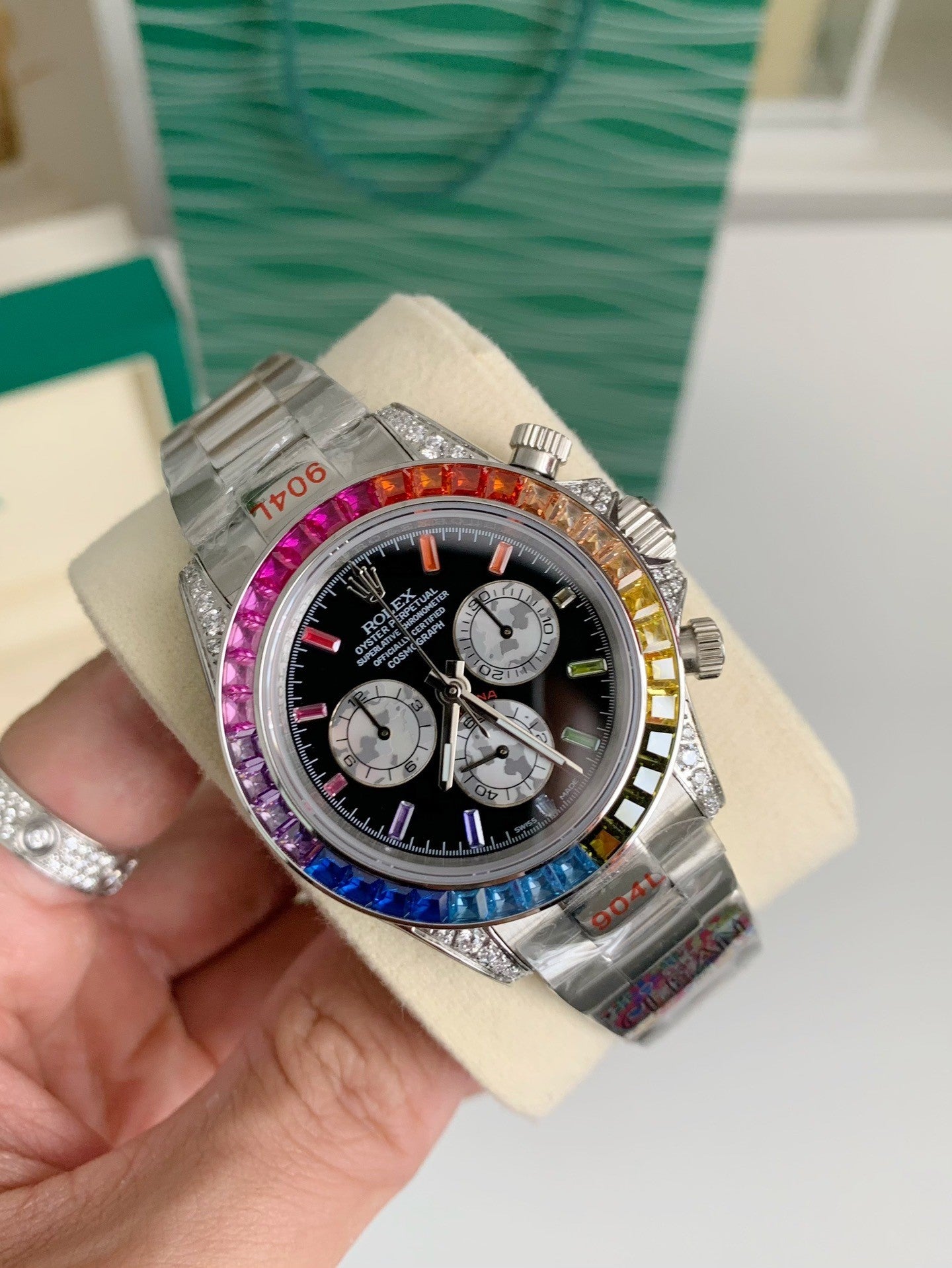 Cosmograph Daytona Rainbow Watch, 40mm