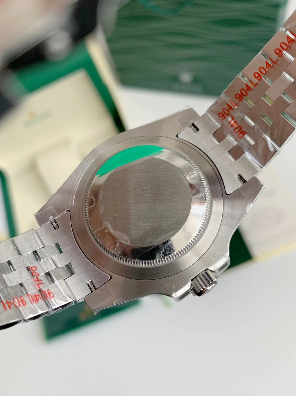 GMT-Master II Style Watch – Stainless Steel, Black Dial, 40mm