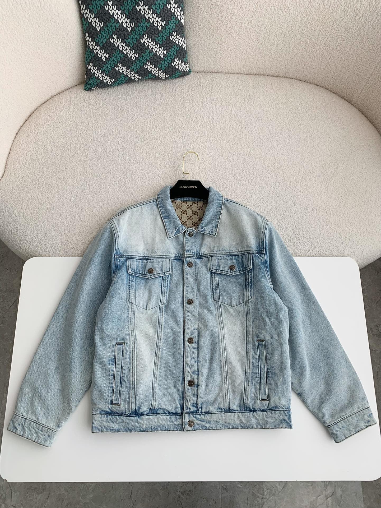 Double-Sided Denim Jacket – Reversible Design