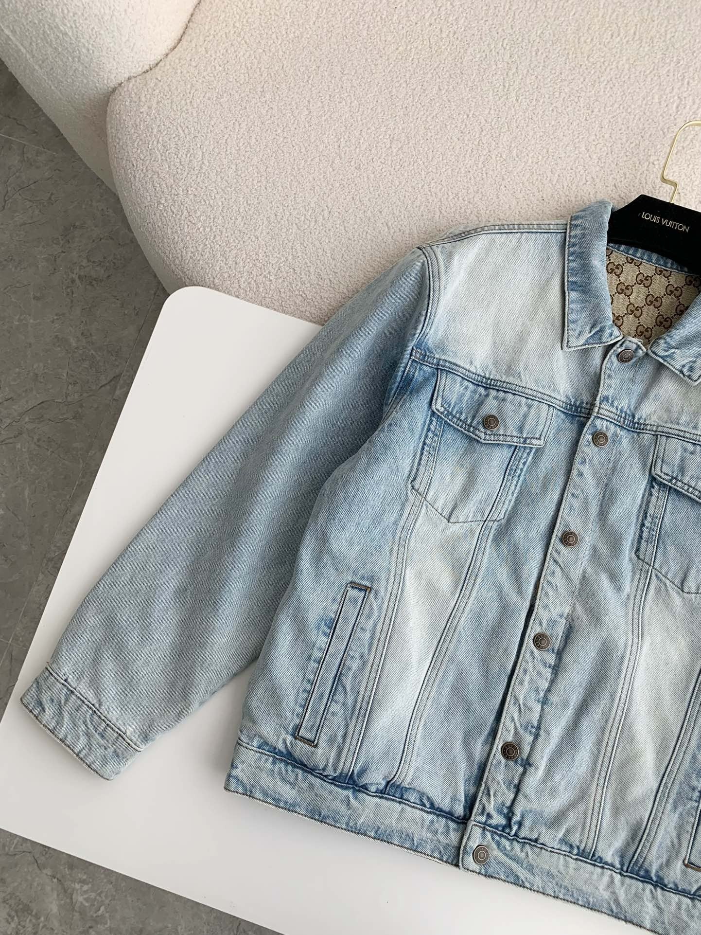 Double-Sided Denim Jacket – Reversible Design