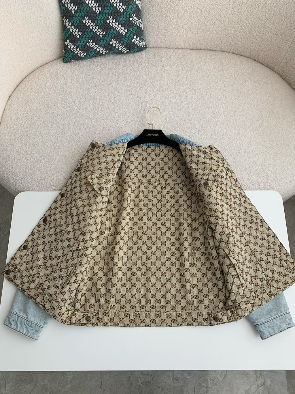 Double-Sided Denim Jacket – Reversible Design