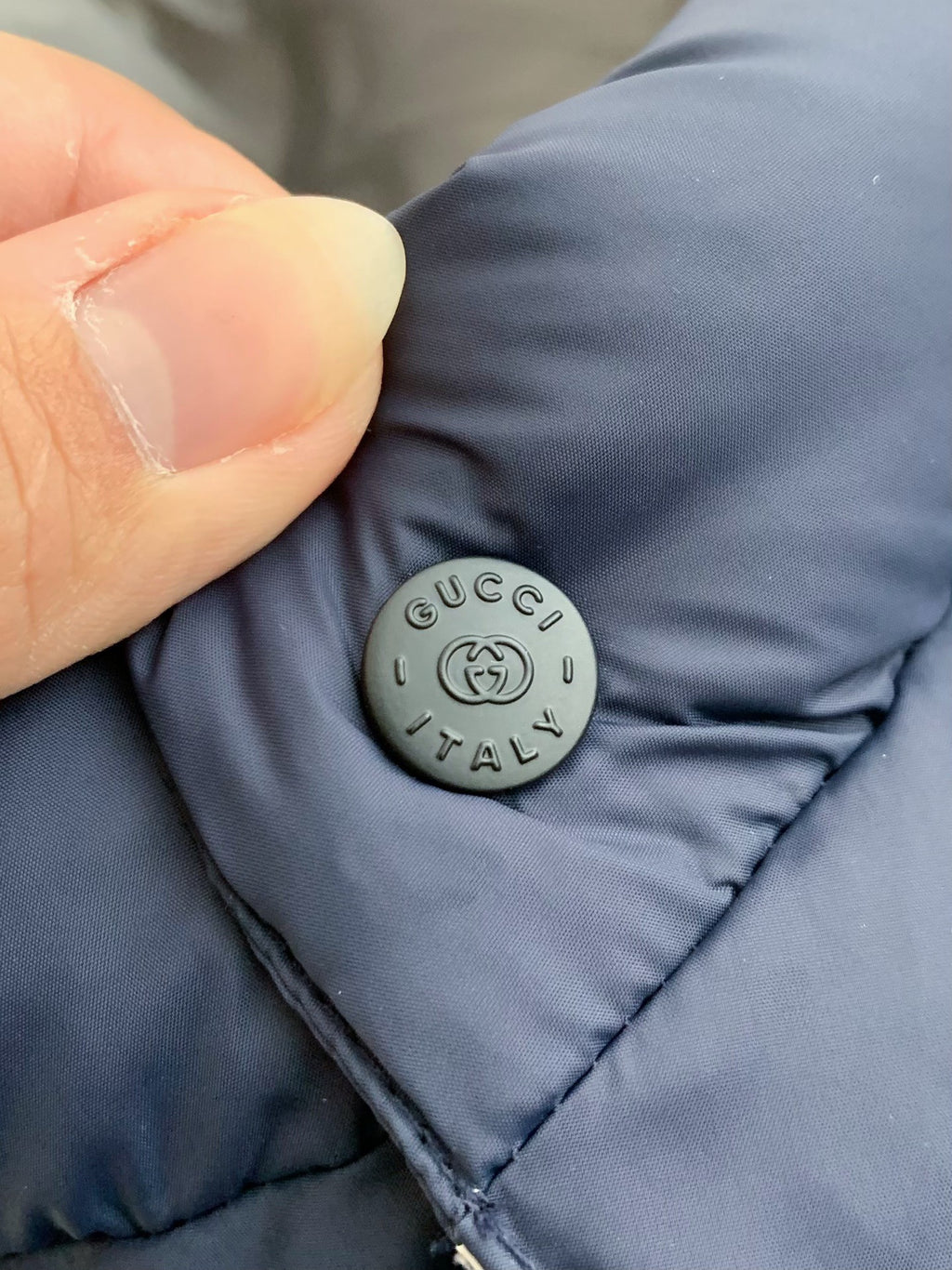 Logo Stripe Down Jacket