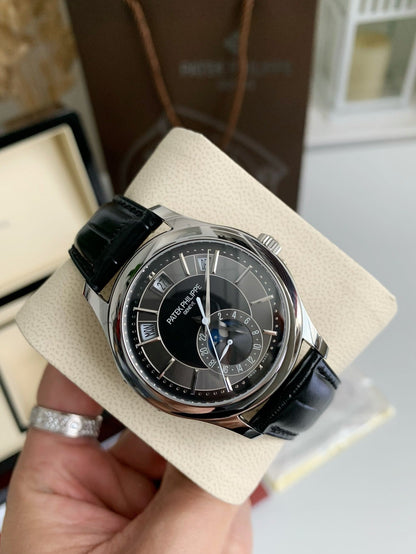 Grand Complications 5205G-013 – Black Dial, Leather Strap | 40mm