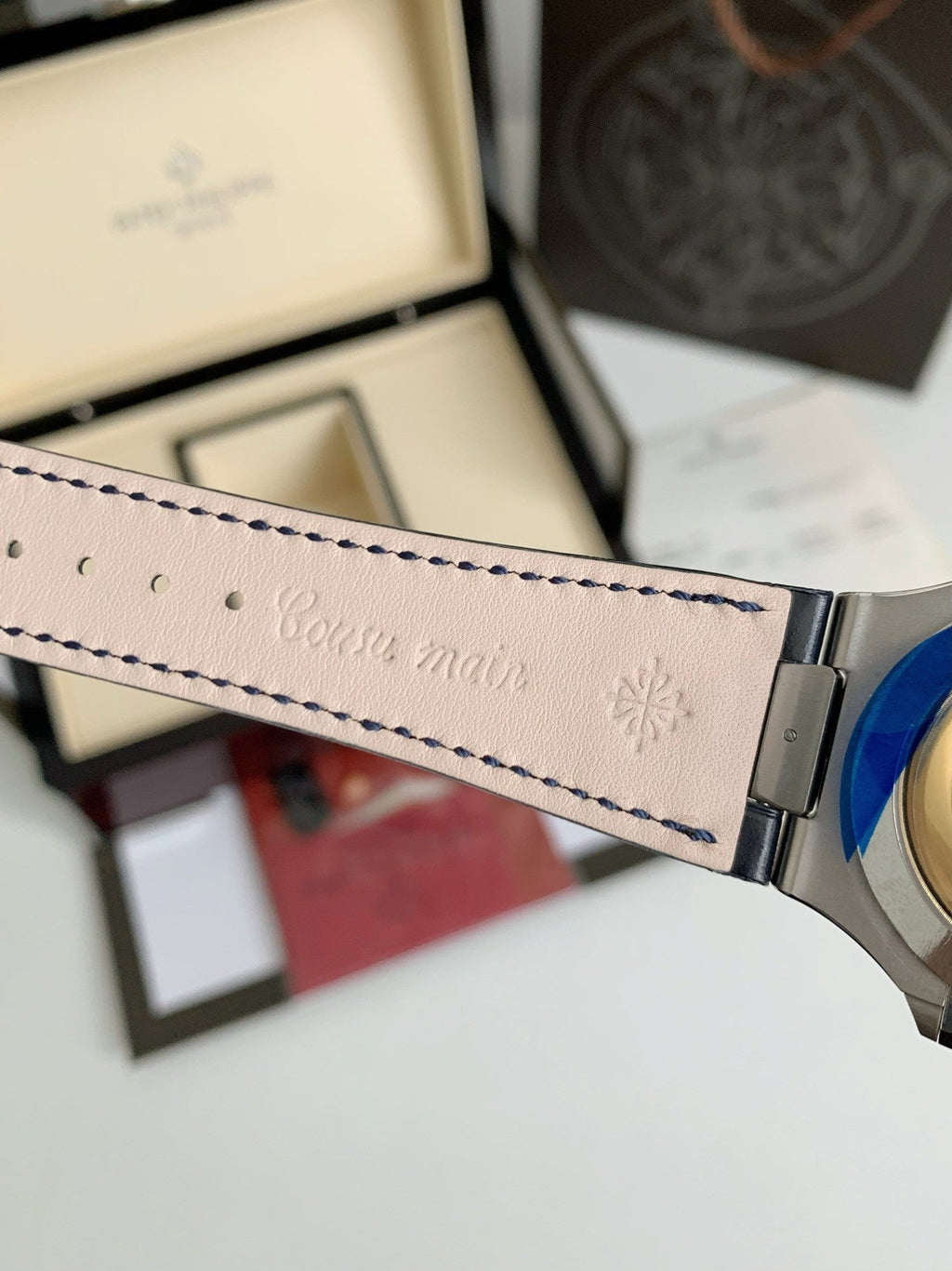 Nautilus 5726 Moonphase Automatic – Blue Dial, Leather Strap | 40.5mm